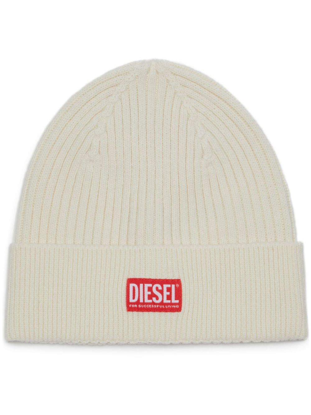 Diesel 标贴套头帽 - 白色