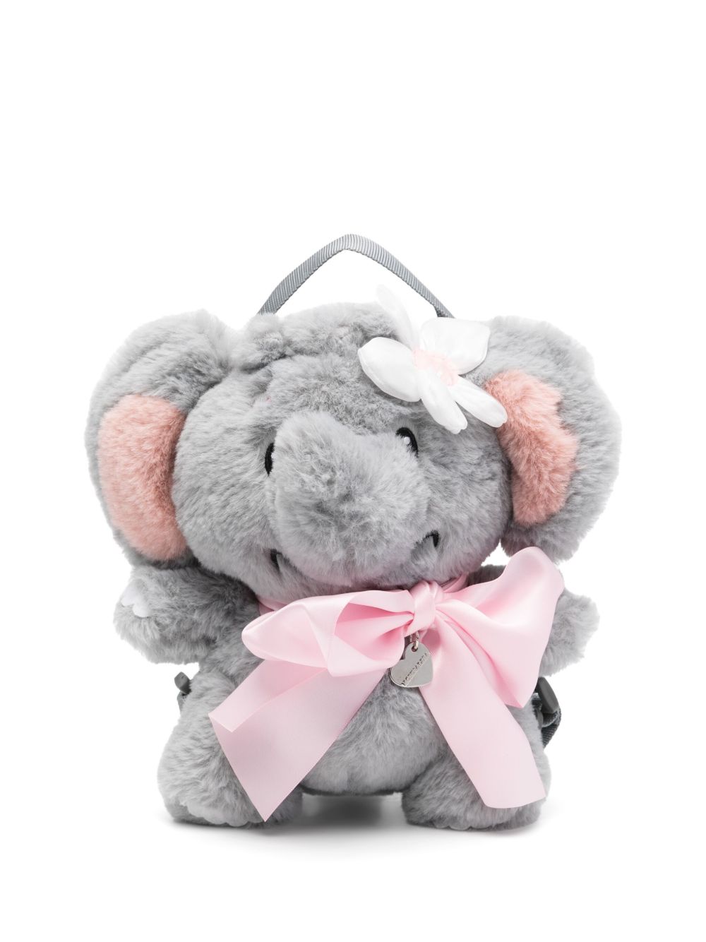 Monnalisa Plush Elephant 双肩包 - 灰色