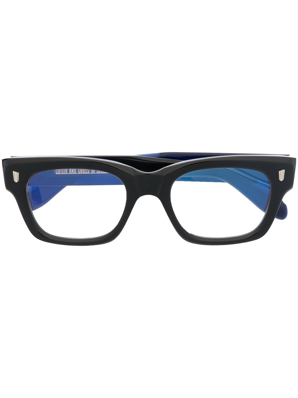 Cutler & Gross Wayfarer 镜框双色眼镜 - 黑色