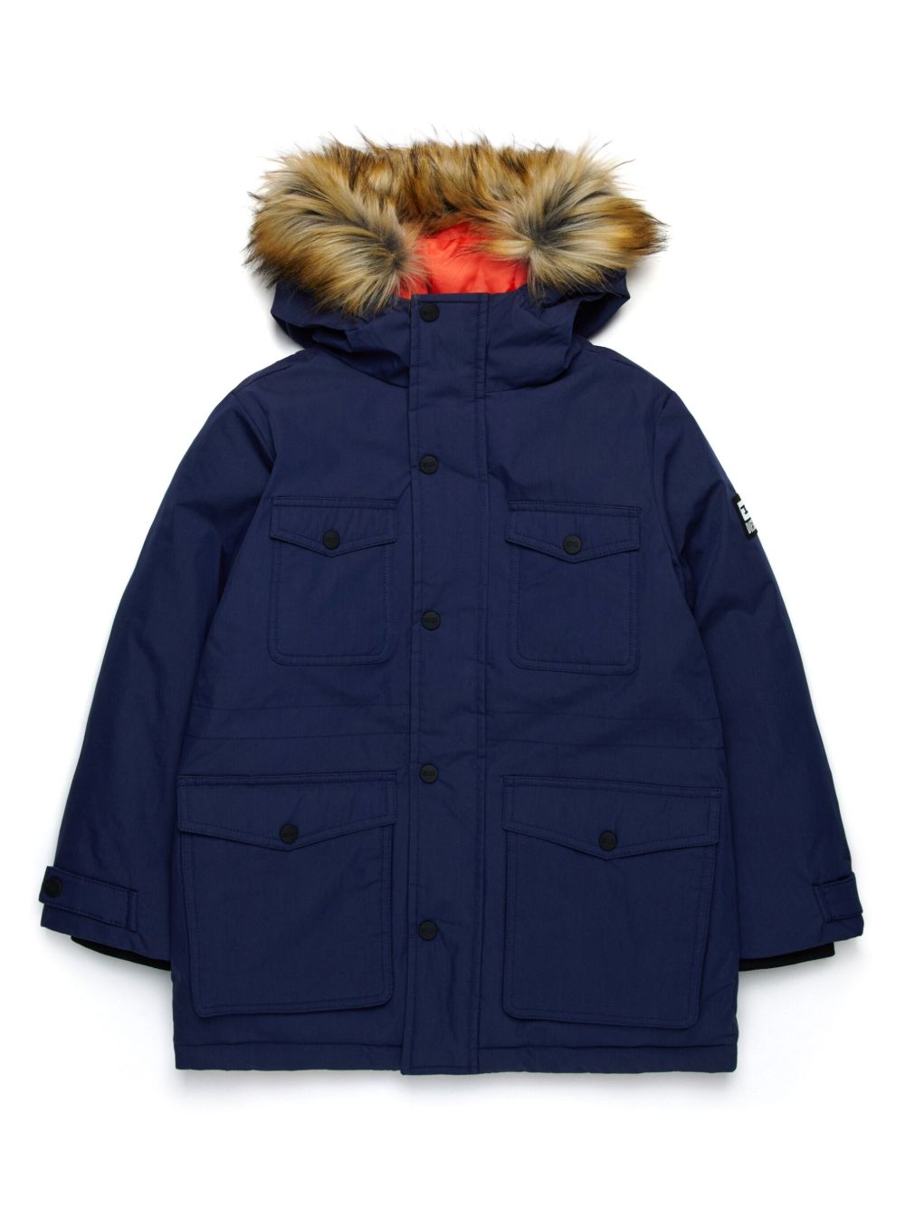 Diesel Kids Jaster 蓬松夹克 - 蓝色