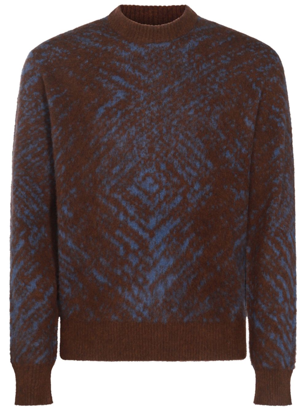Piacenza Cashmere 初剪羊毛毛衣 - 褐色