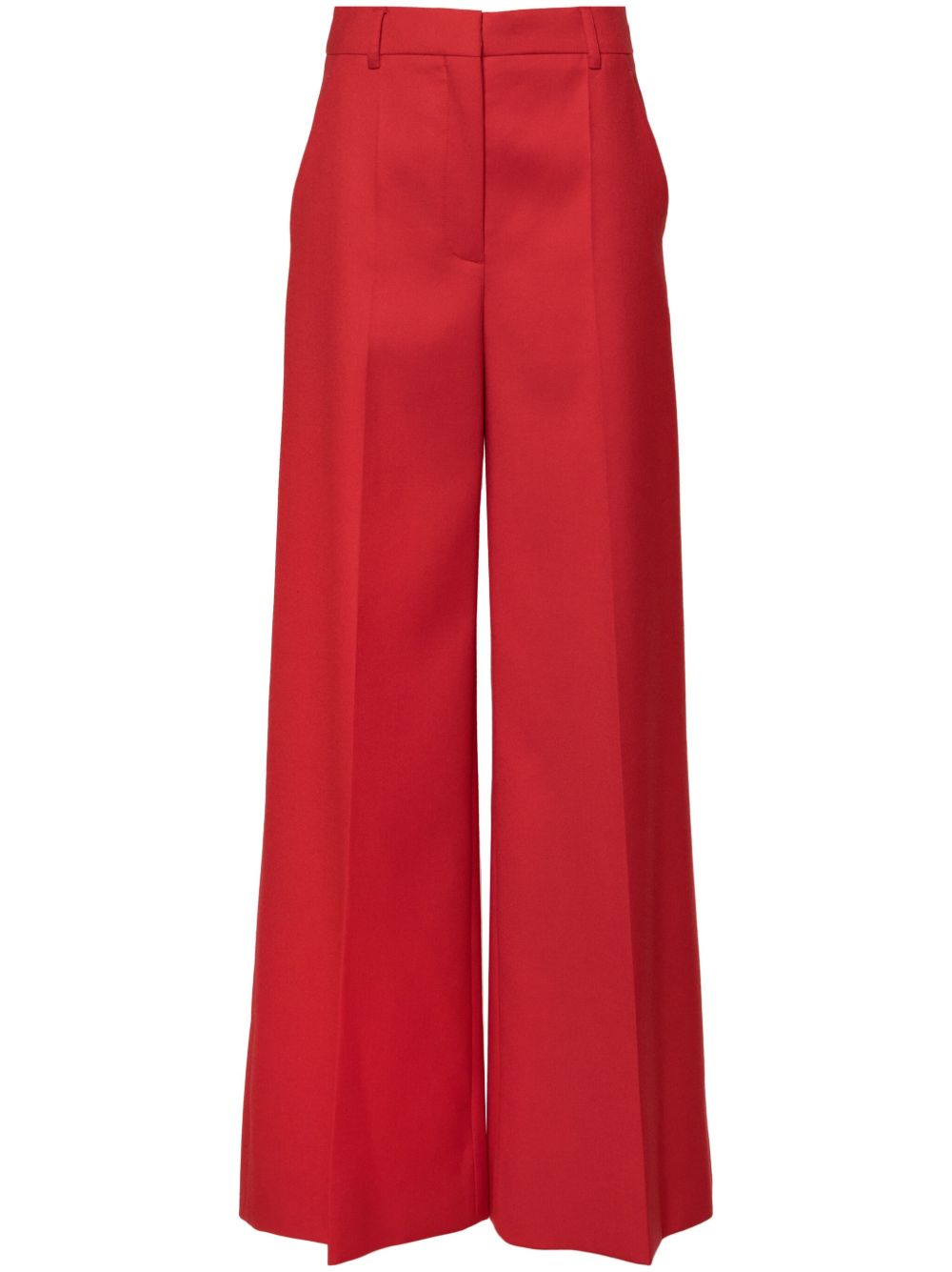 Stella McCartney 高腰阔腿裤 - 红色