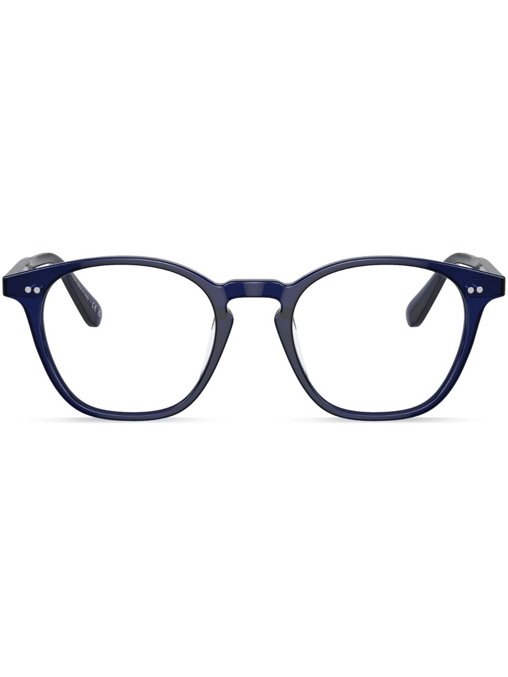 Oliver Peoples Ronne 圆框眼镜 - 蓝色