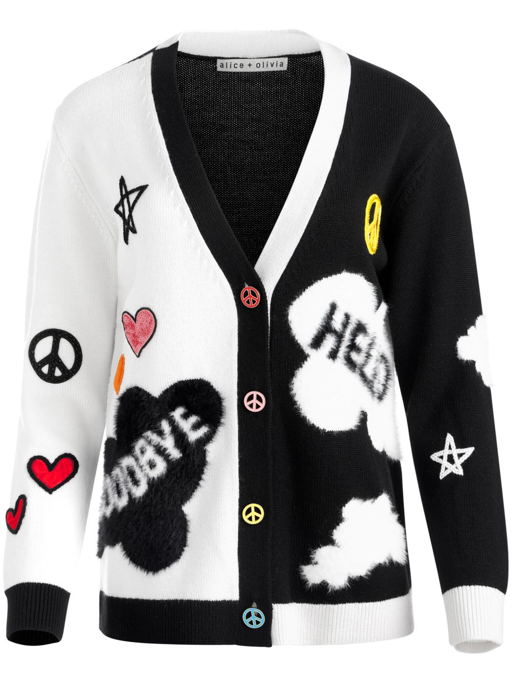 alice + olivia x The Beatles Bradford 开衫 - 白色