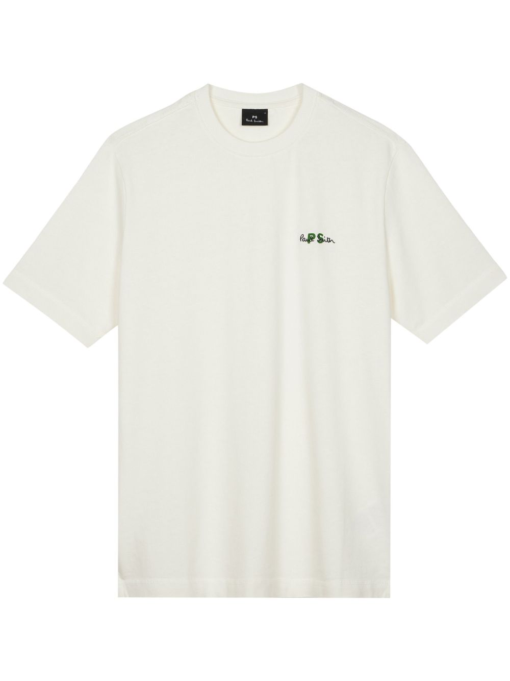 PS Paul Smith logo刺绣T恤 - 白色