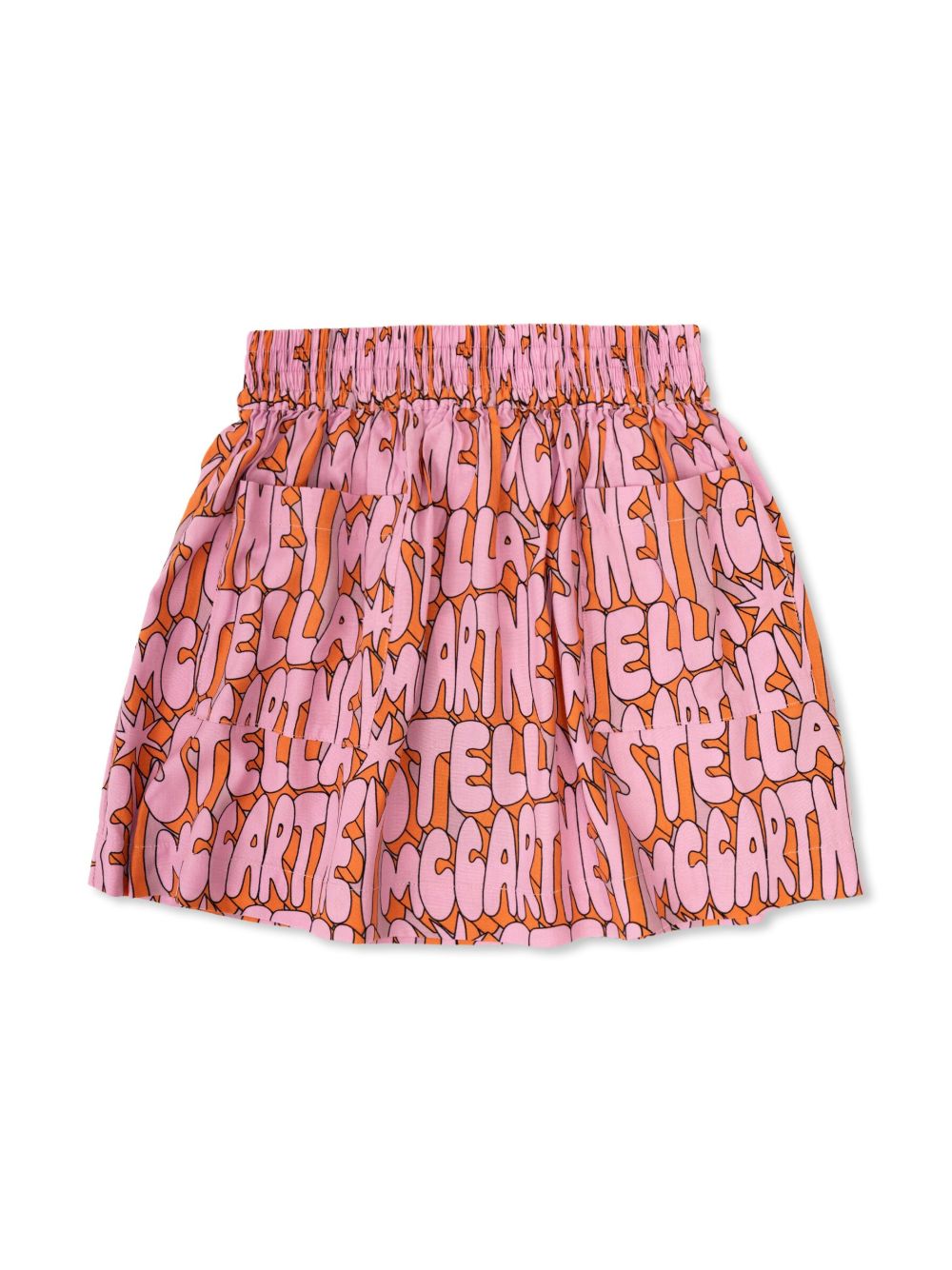 Stella McCartney Kids Stella Print 半身裙 - 粉色