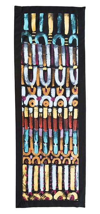 Le Botteghe su Gologone Tapestries Handpainted Colores 50x145 Cm
