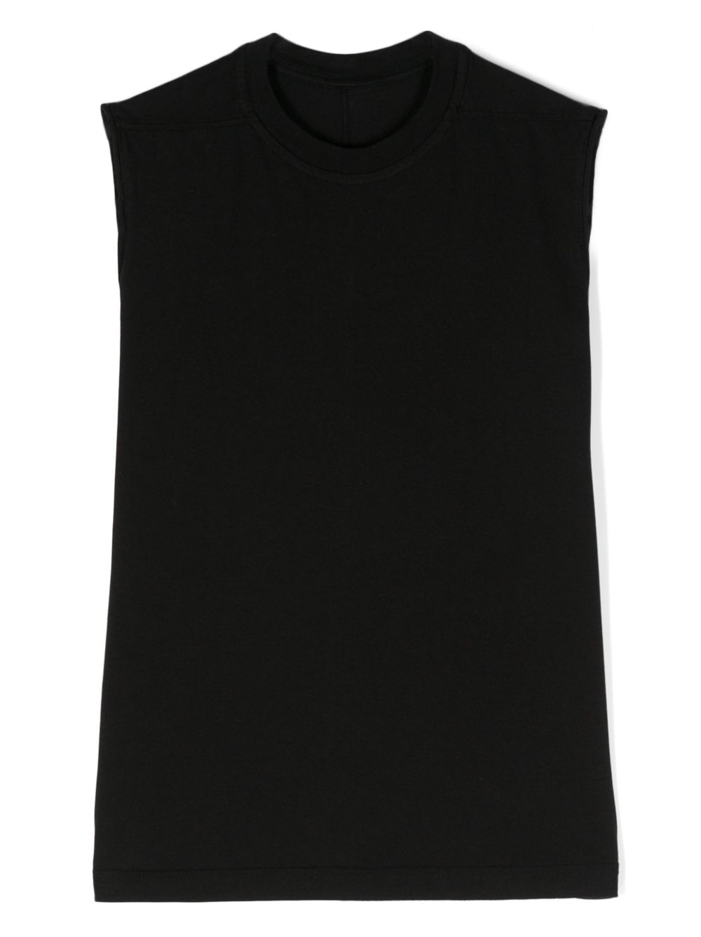 Rick Owens Kids Tarp 棉无袖T恤 - 黑色