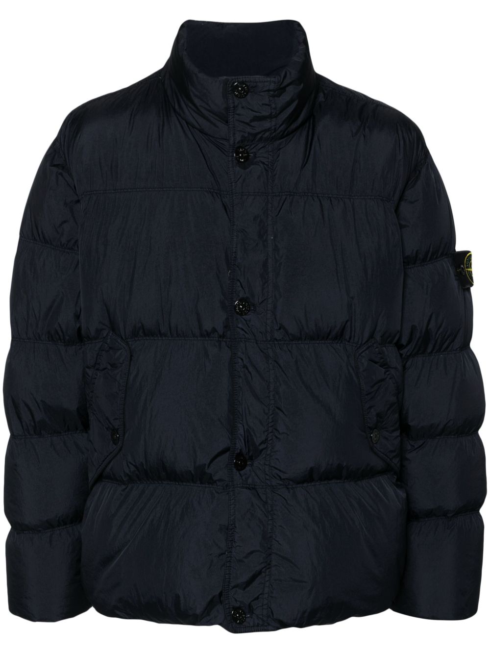 Stone Island 罗盘徽章填充夹克 - 蓝色