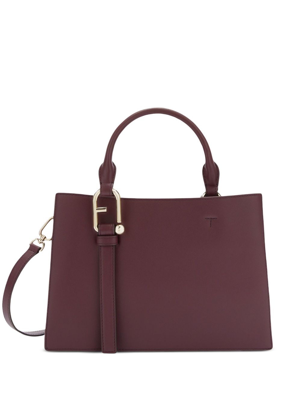 Furla logo标牌手提包 - 红色