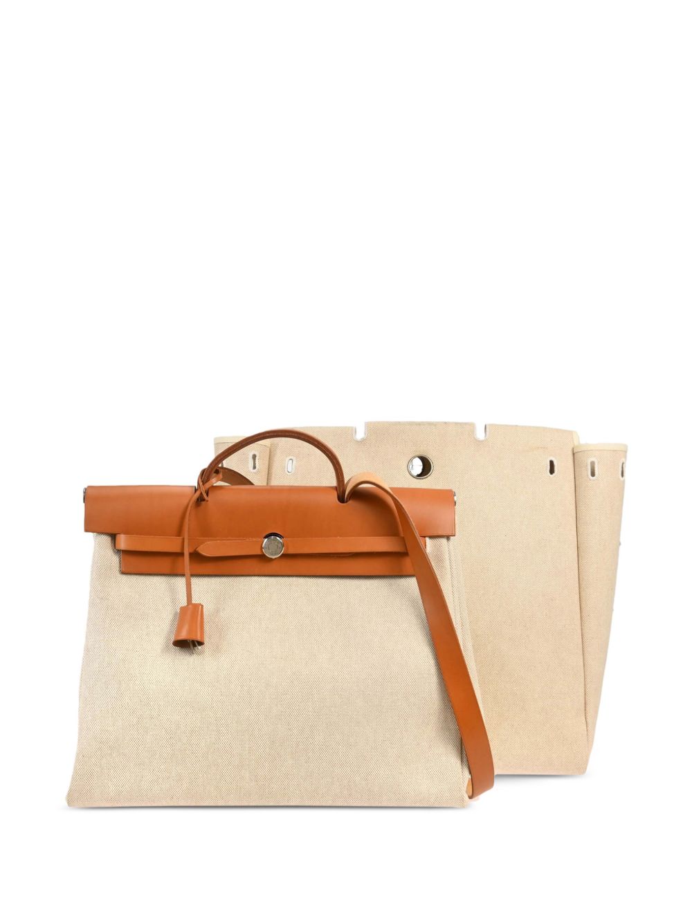 Hermès Pre-Owned Herbag MM 二合一两用单肩包（2000年典藏款） - 中性色