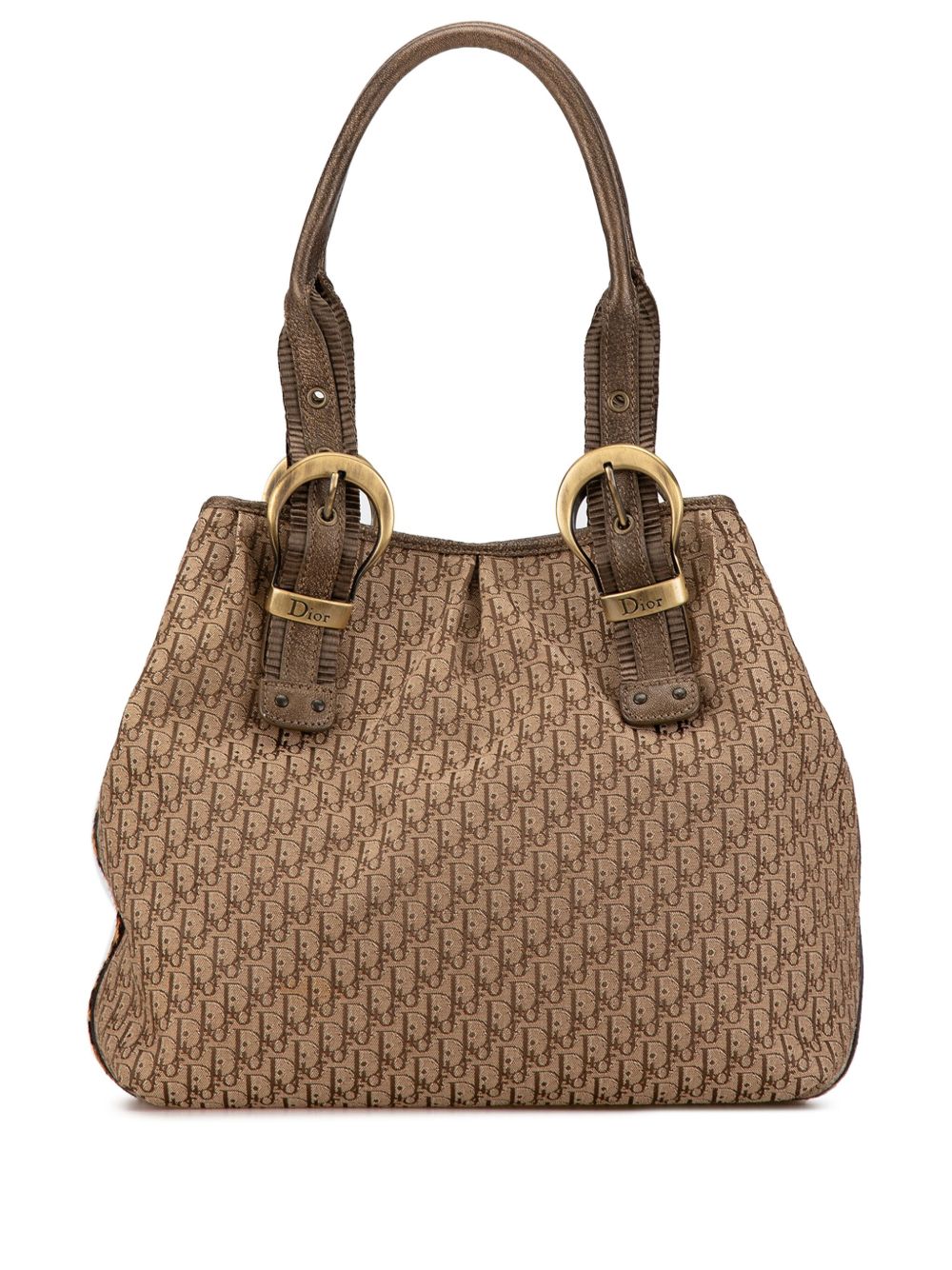 Christian Dior Pre-Owned 2007 Diorissimo Buckle tote bag - 褐色