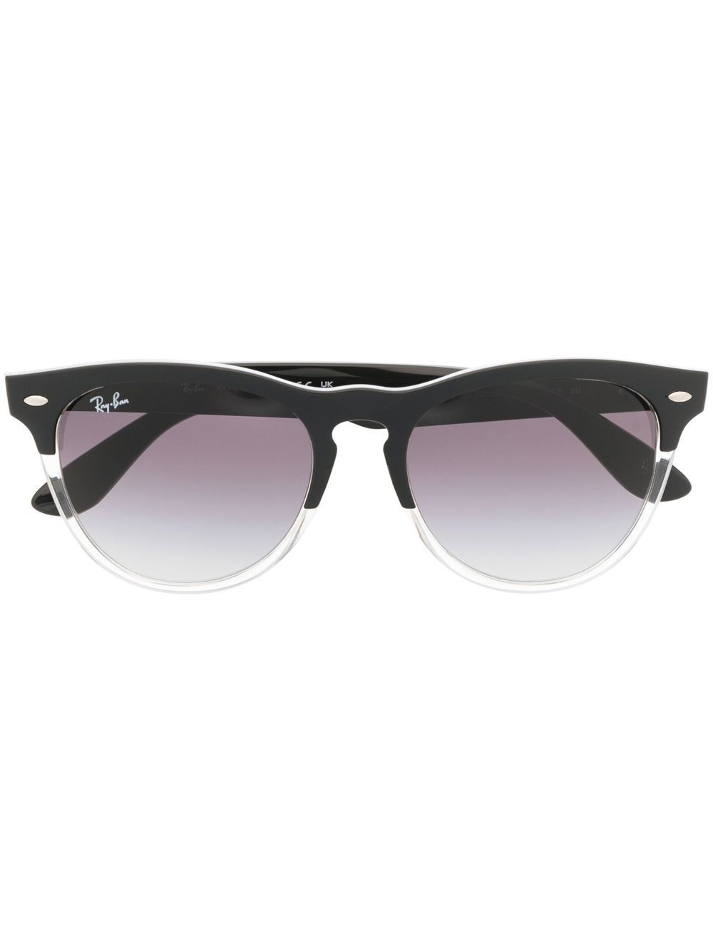 Ray-Ban 有色镜片圆框太阳眼镜 - 黑色