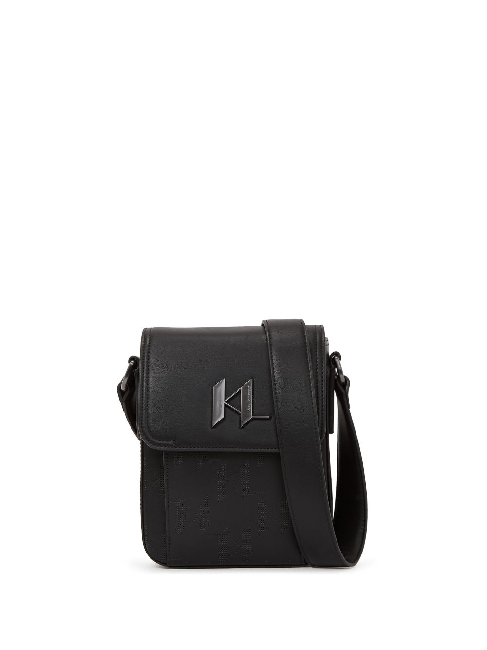 Karl Lagerfeld K/Plak 斜挎包 - 黑色
