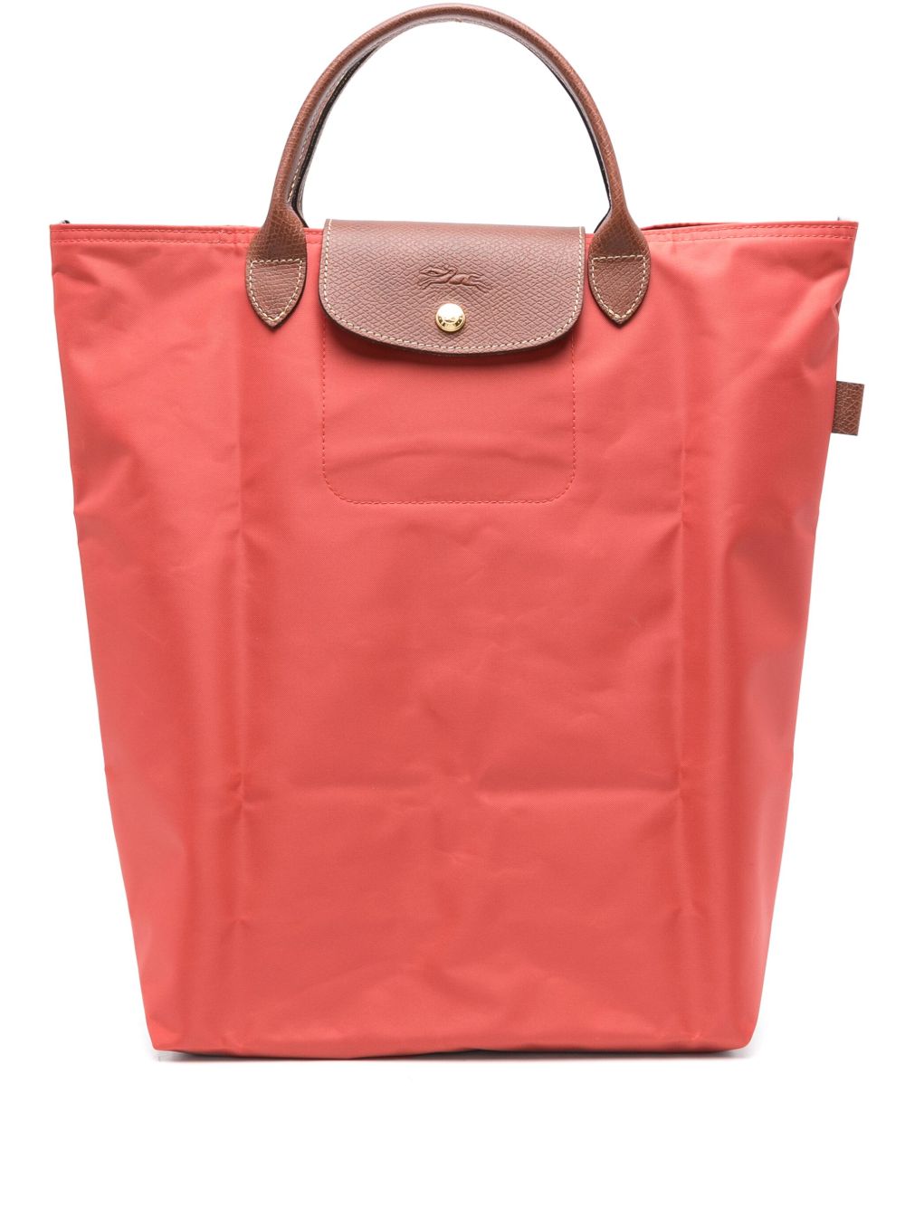 Longchamp Le Pliage 中号手提包 - 红色