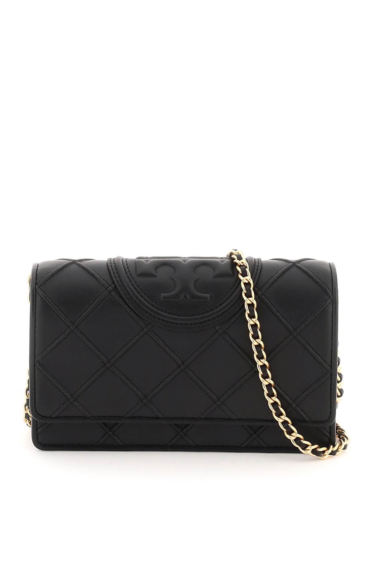 Tory Burch Fleming连锁皮革钱包