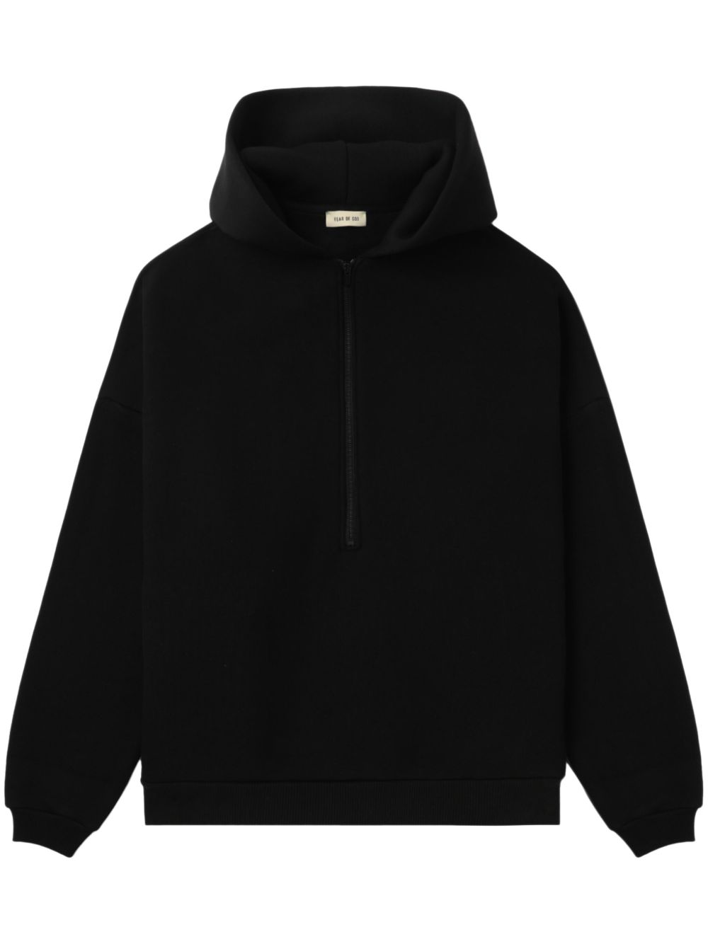 Fear Of God 拉链领式连帽衫 - 黑色