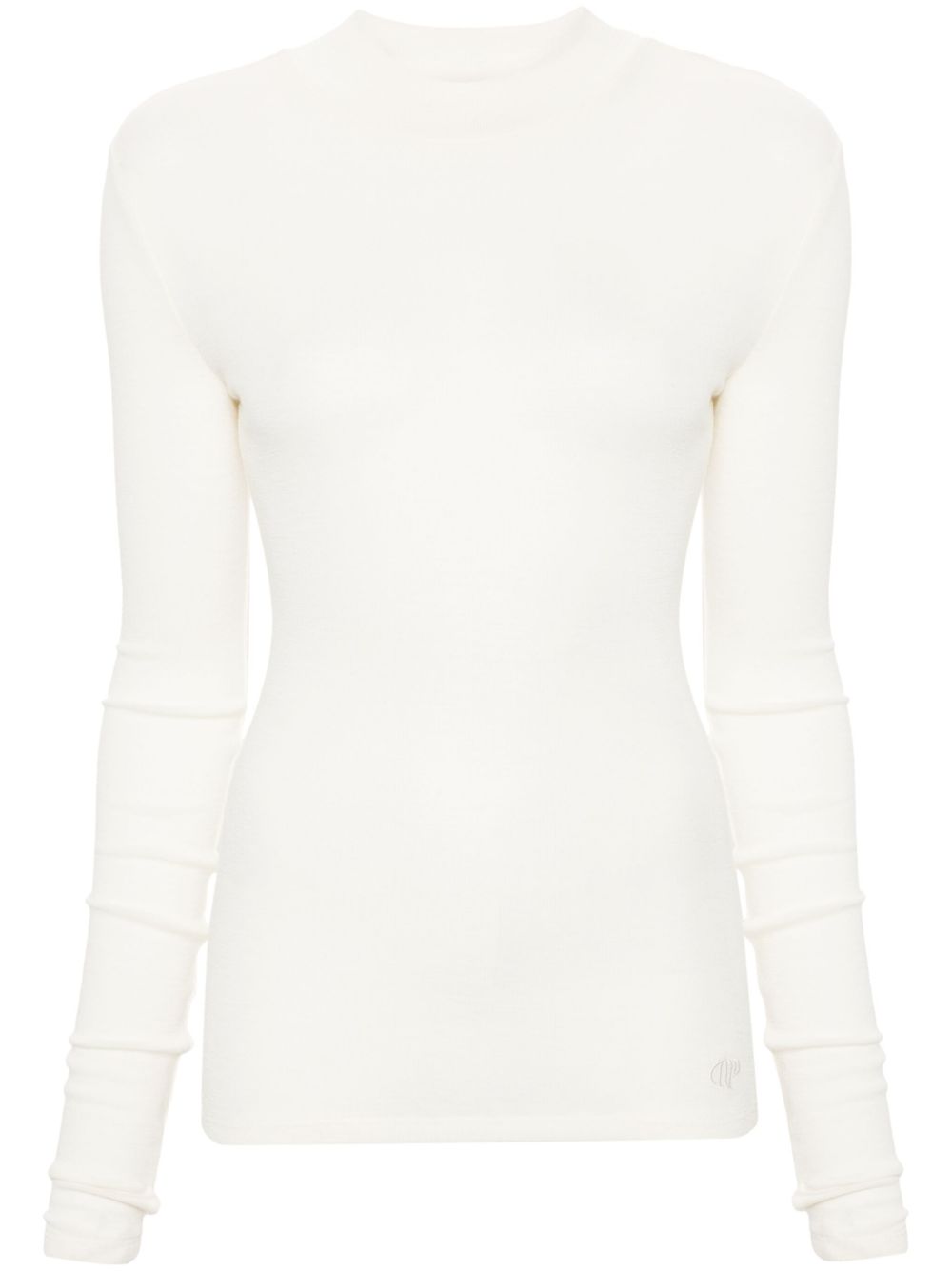 Claudie Pierlot 高领羊毛毛衣 - 白色
