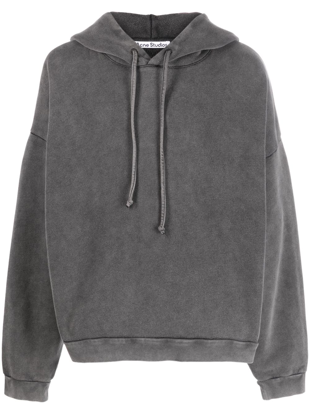 Acne Studios 标贴棉连帽衫 - 灰色