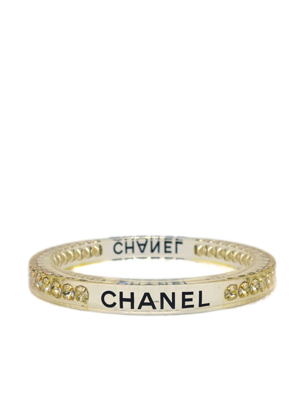 CHANEL Pre-Owned 水钻缀饰手镯（2005年典藏款） - 中性色