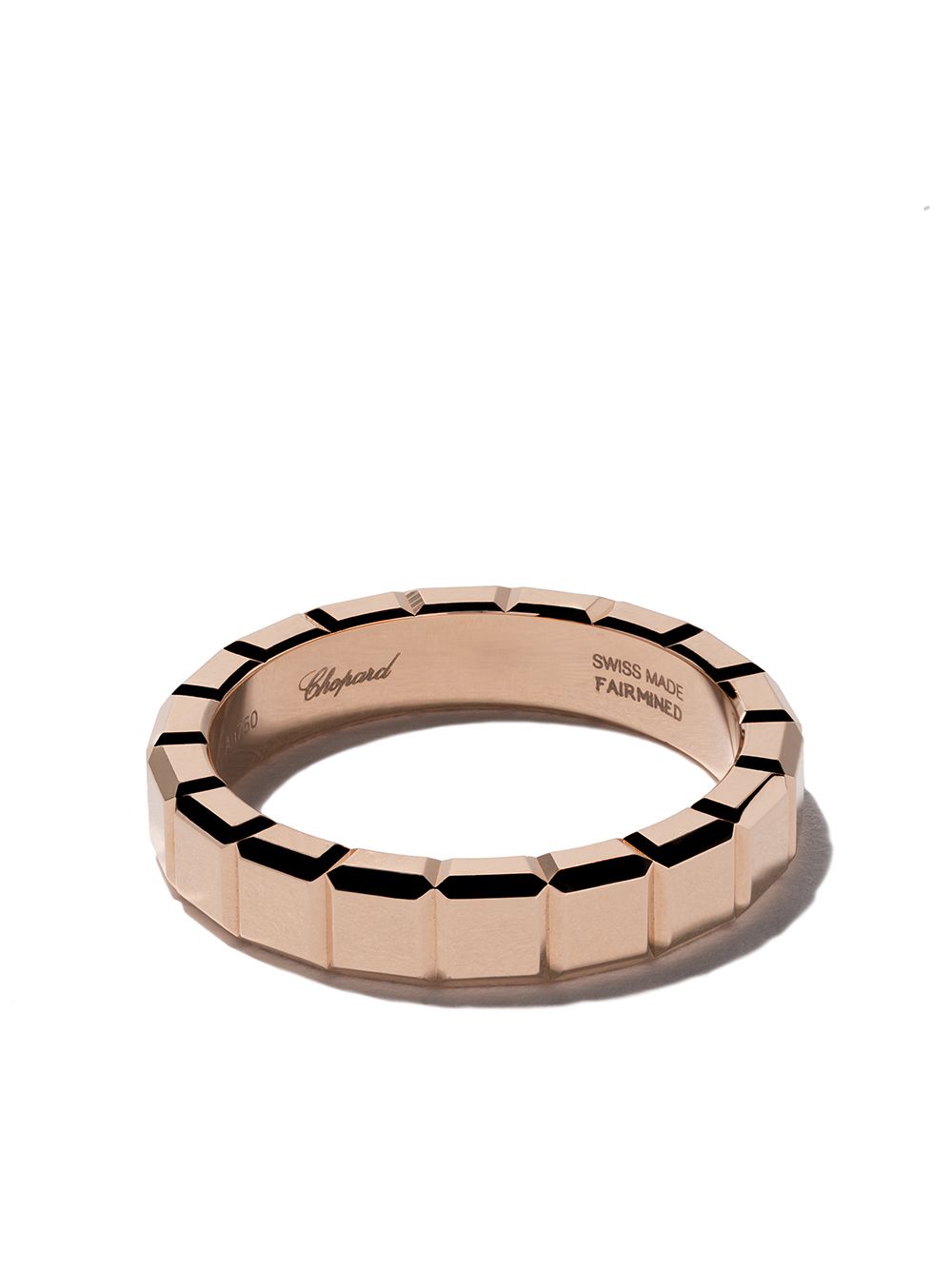 Chopard 18k玫瑰金Ice Cube戒指 - 粉色
