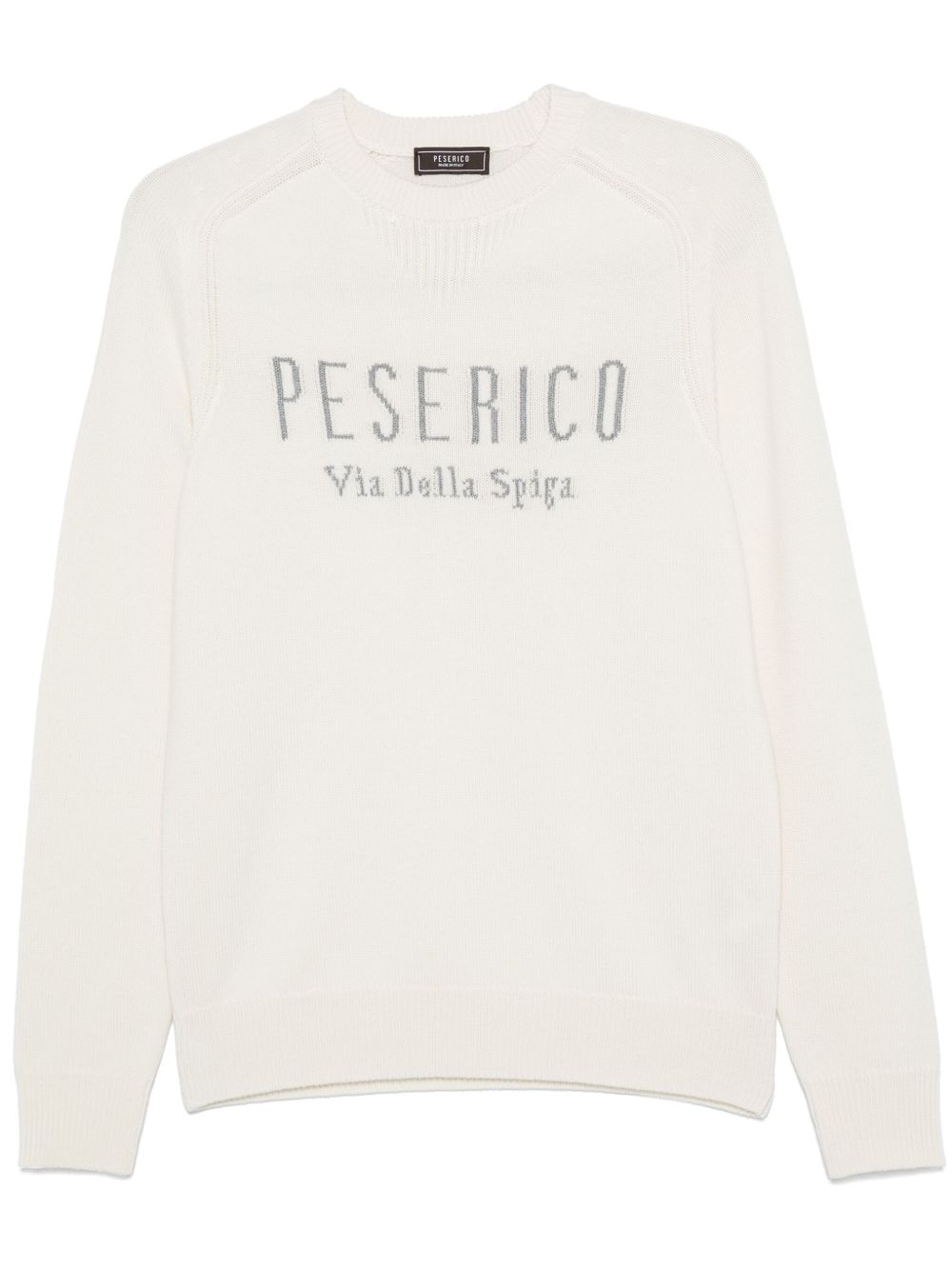 Peserico logo提花毛衣 - 中性色