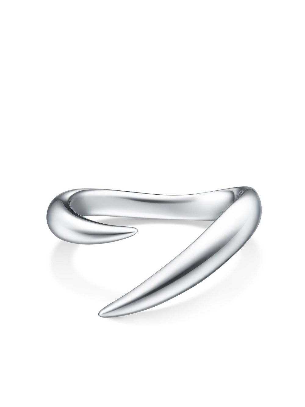 TASAKI 18K白金 Collection Line Danger Horn Plus 戒指 - 银色