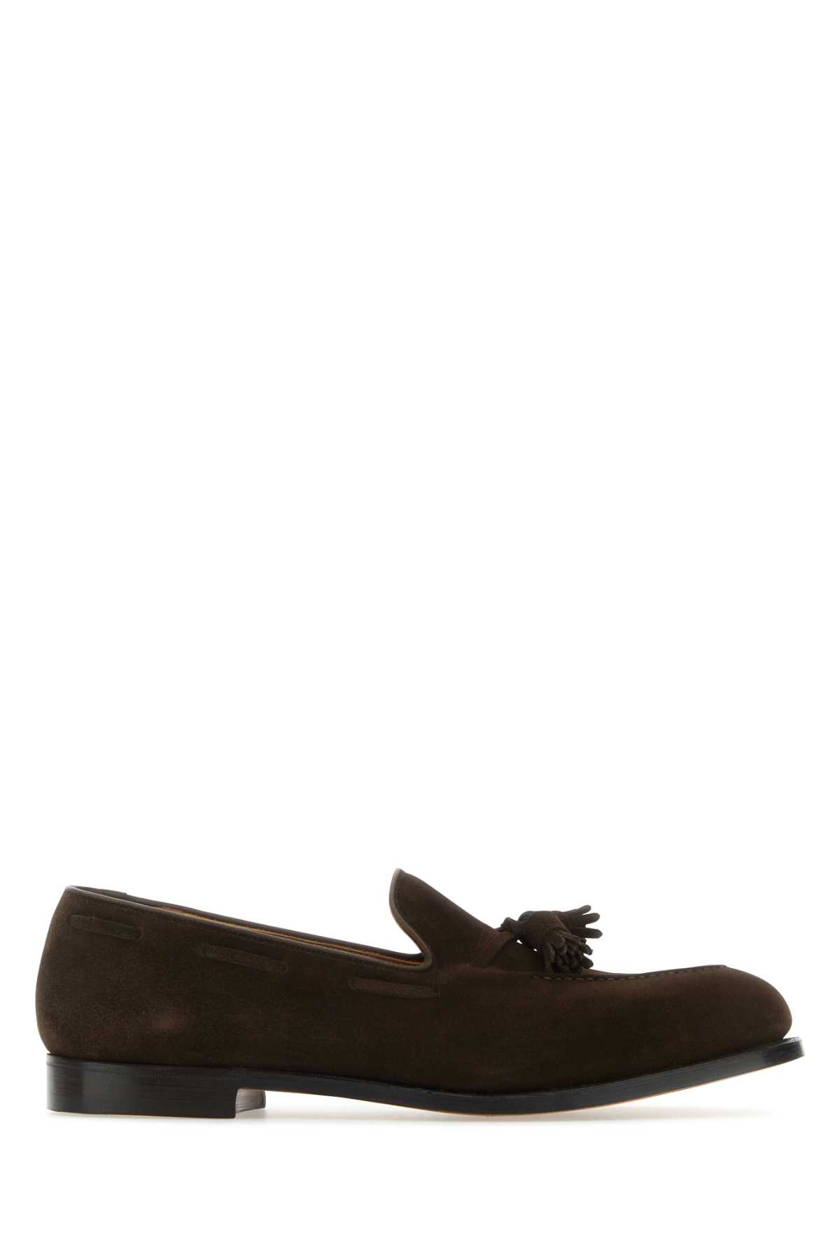 Crockett & Jones 巧克力棕麂皮Cavendish 2乐福鞋