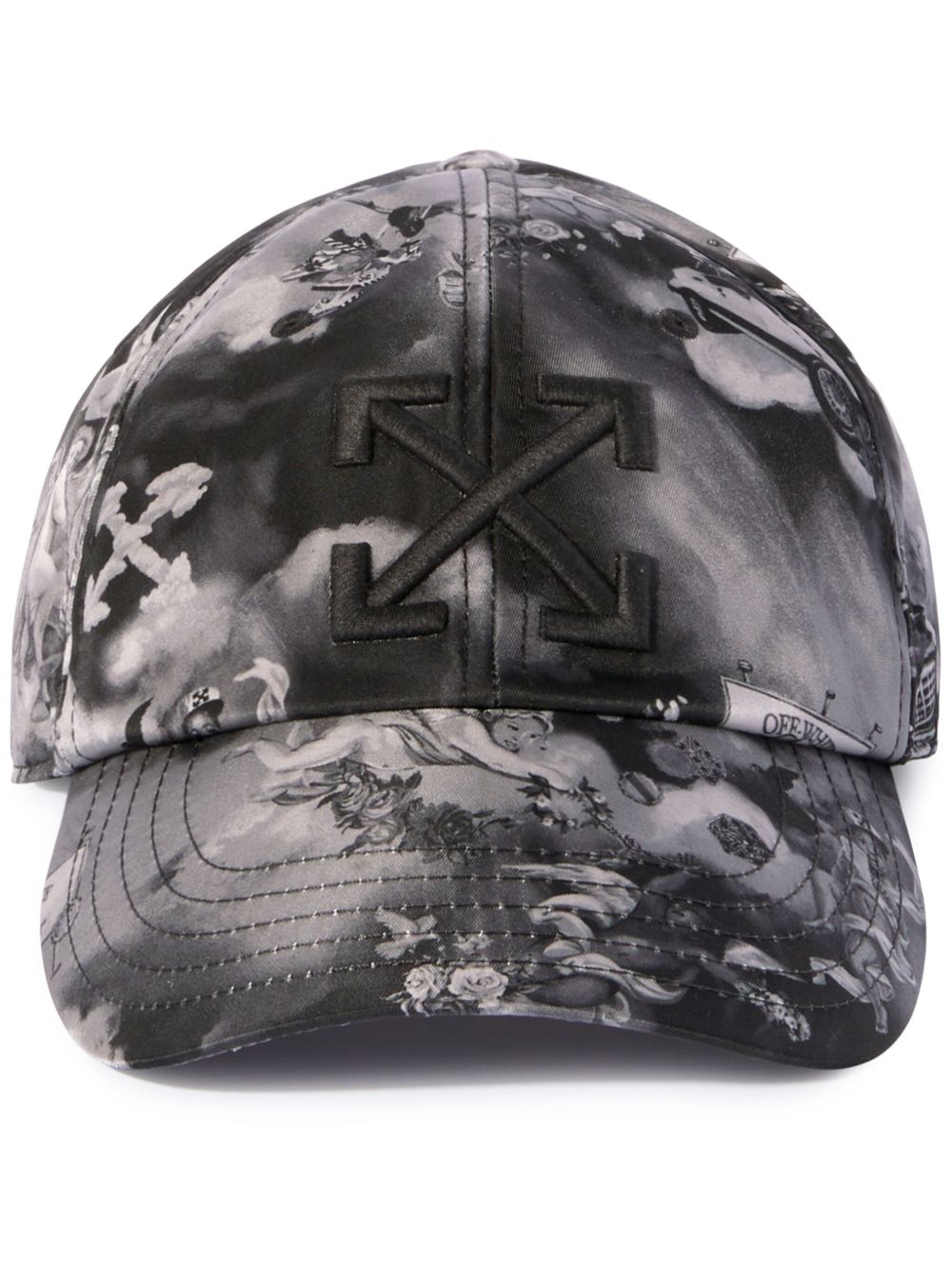 Off-White Fresco 棒球帽 - 黑色