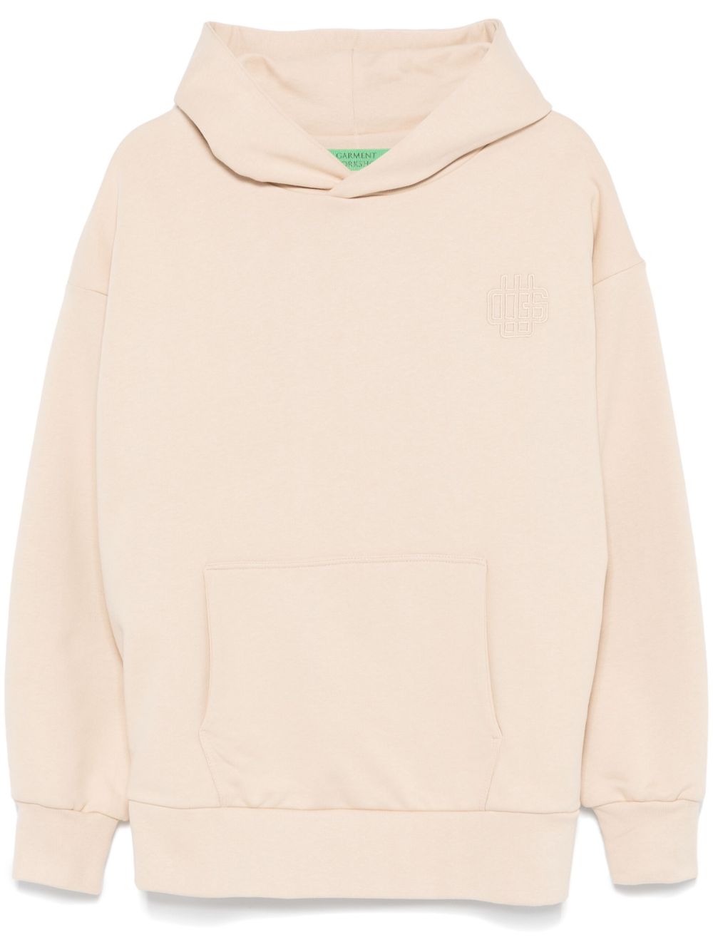 Garment workshop 双层刺绣logo连帽衫 - 中性色