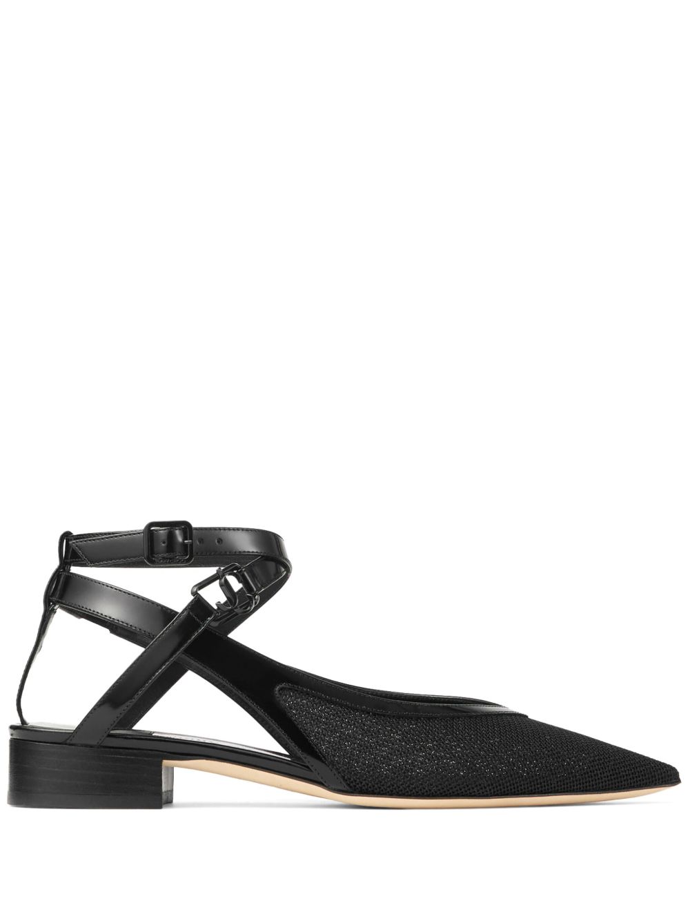 Jimmy Choo Jemima 平底鞋 - 黑色
