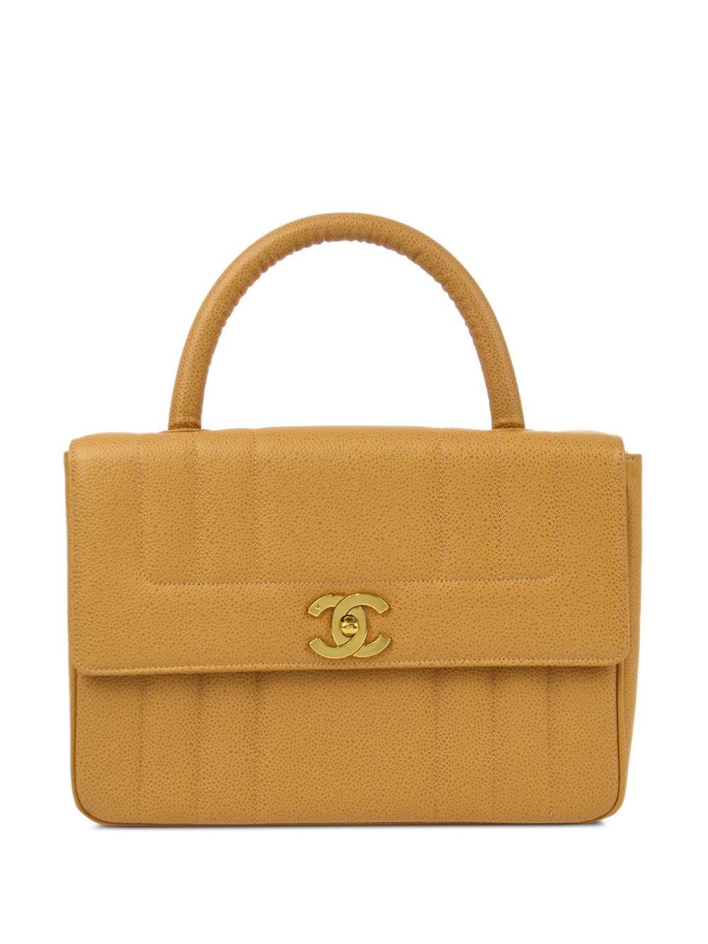 CHANEL Pre-Owned Mademoiselle 手提包（1995年典藏款） - 中性色