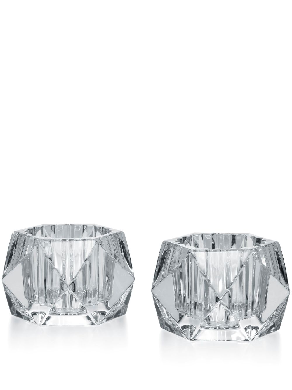 Baccarat Luxor Clear Votives 水晶烛台（两件装） - 中性色
