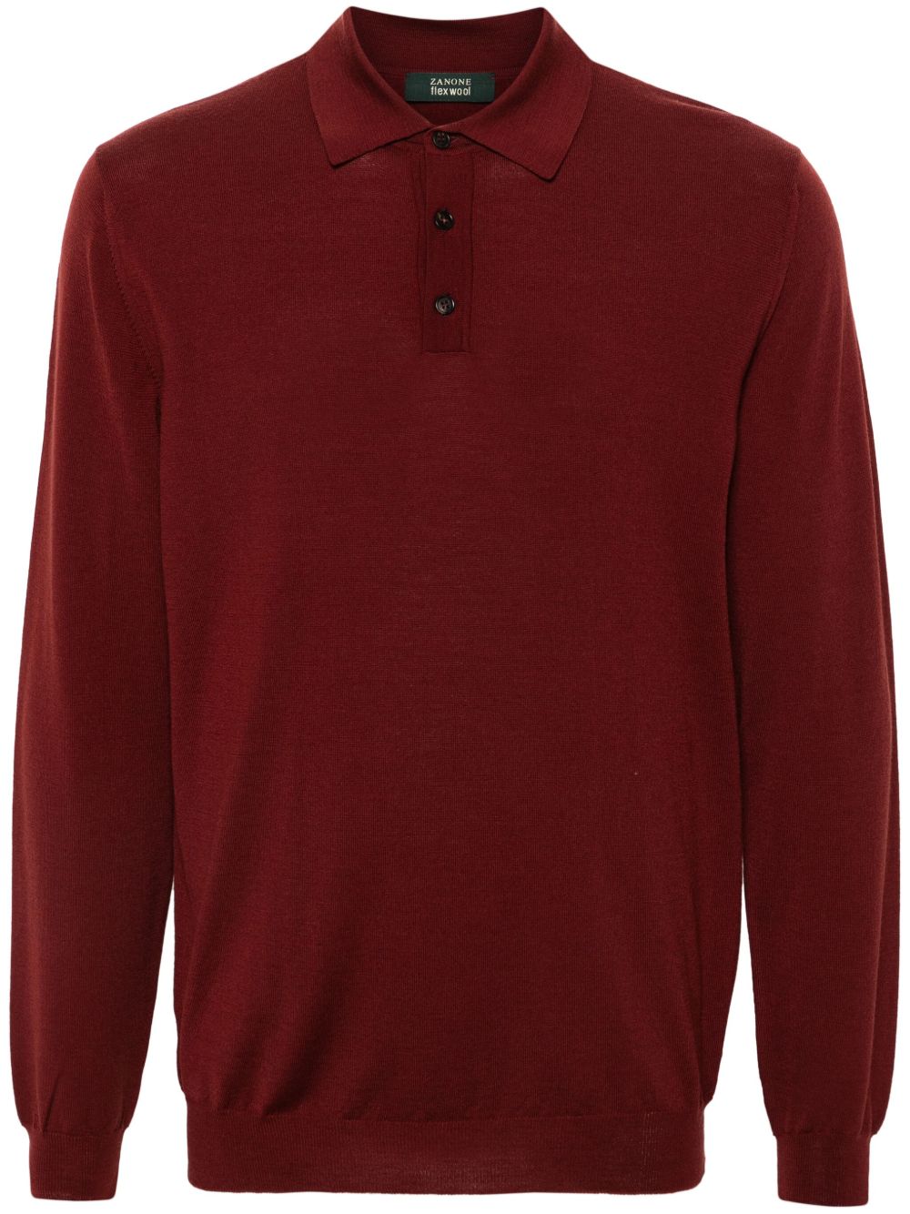 Zanone Flexwool polo衫 - 红色