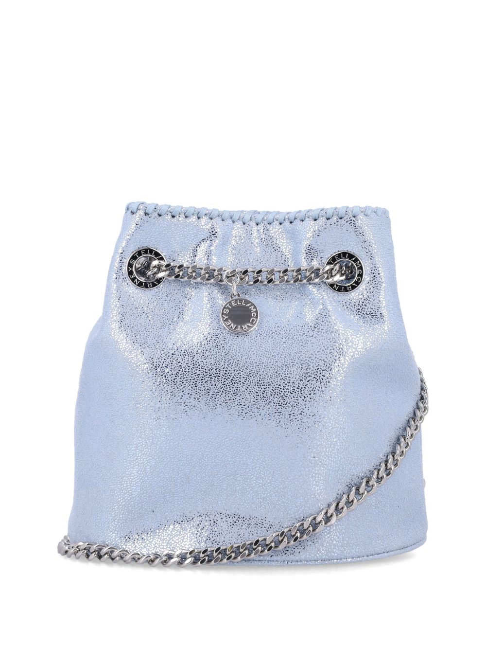 Stella McCartney Falabella 迷你水桶包 - 银色