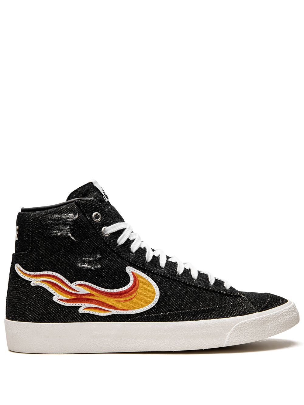 Nike Blazer Mid '77 Cleveland Rocks 运动鞋 - 黑色