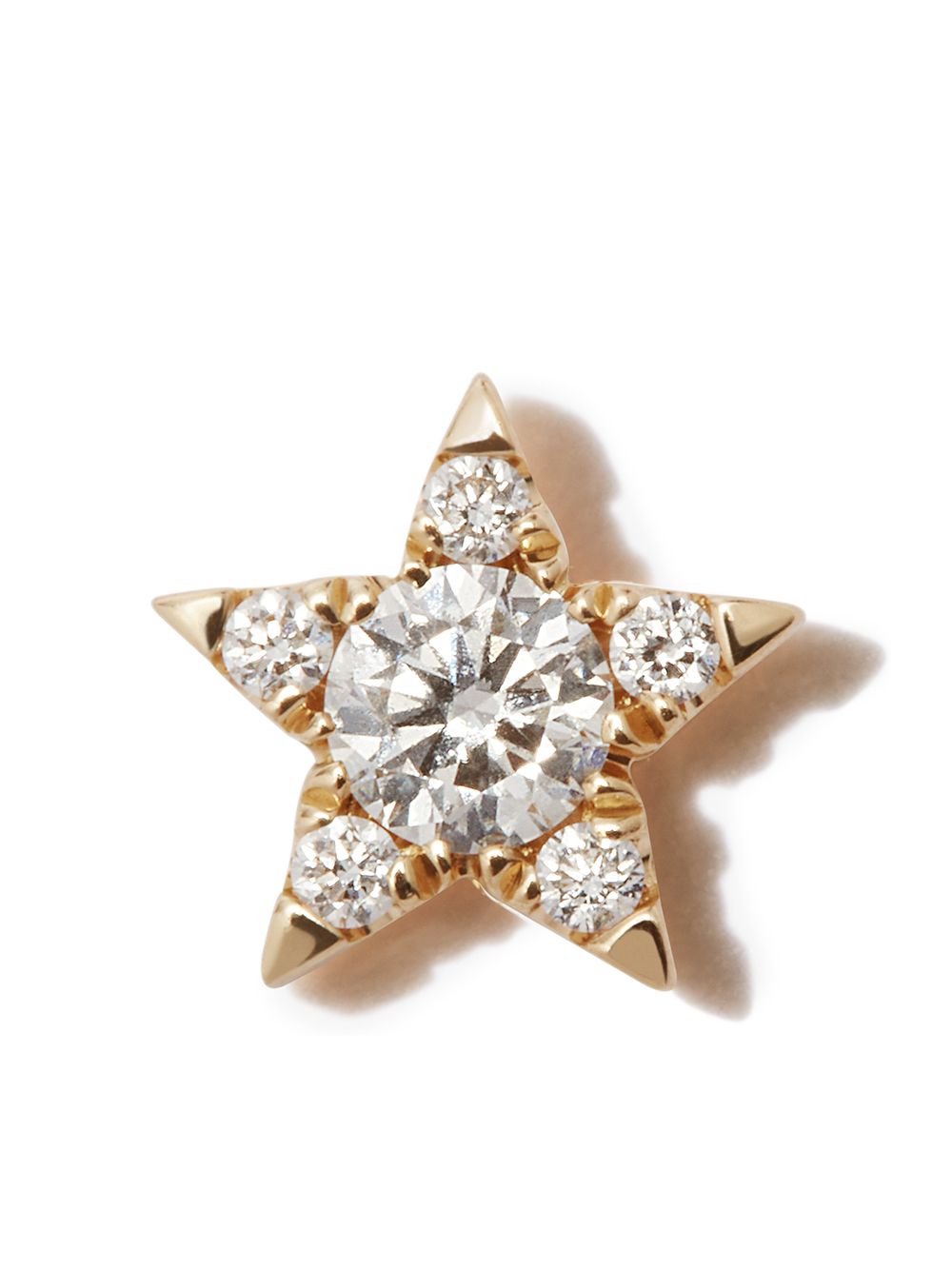 MARIA TASH Star 18K黄金耳钉 - 金色