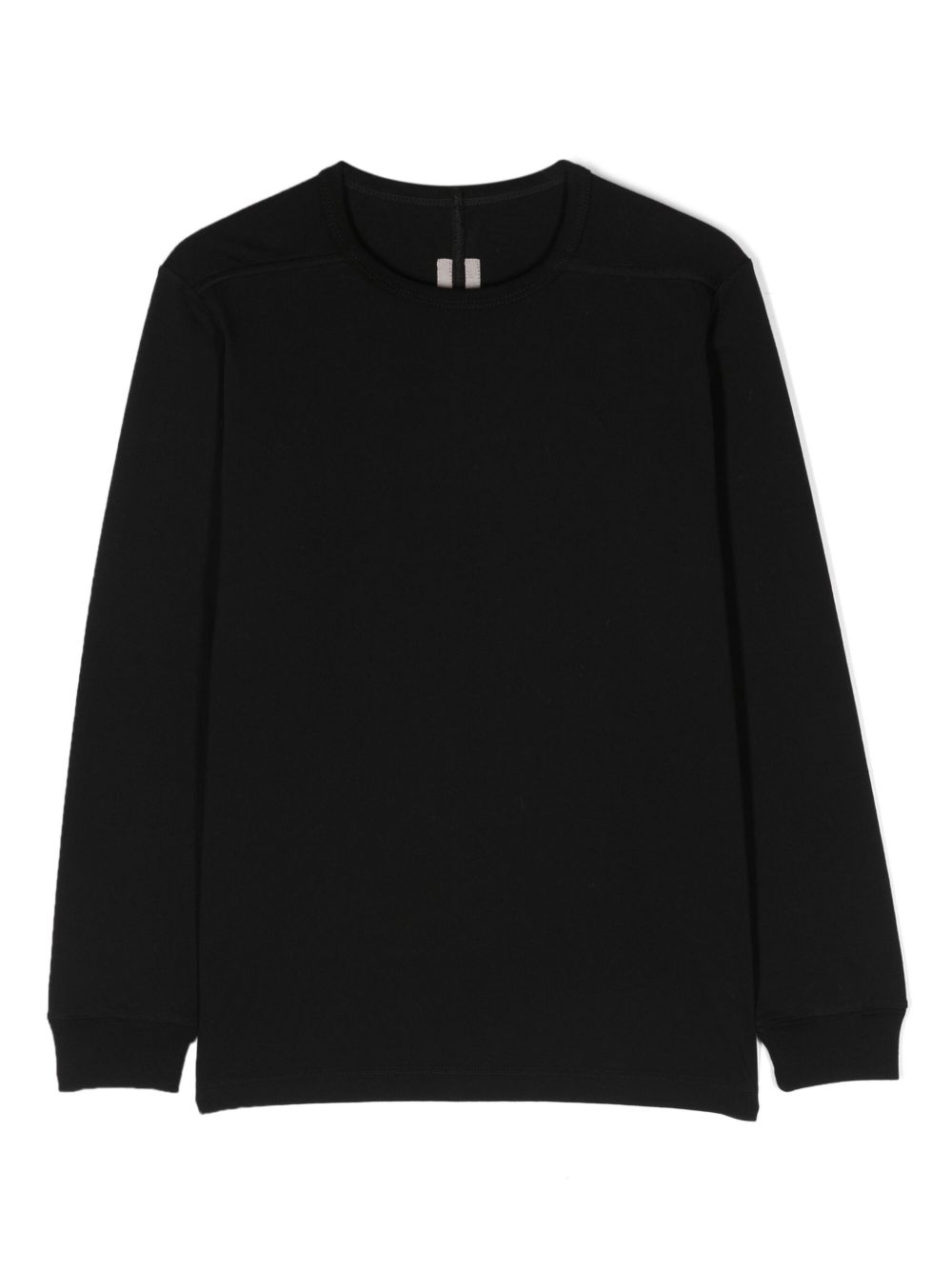 Rick Owens Kids Level T 平纹针织棉卫衣 - 黑色