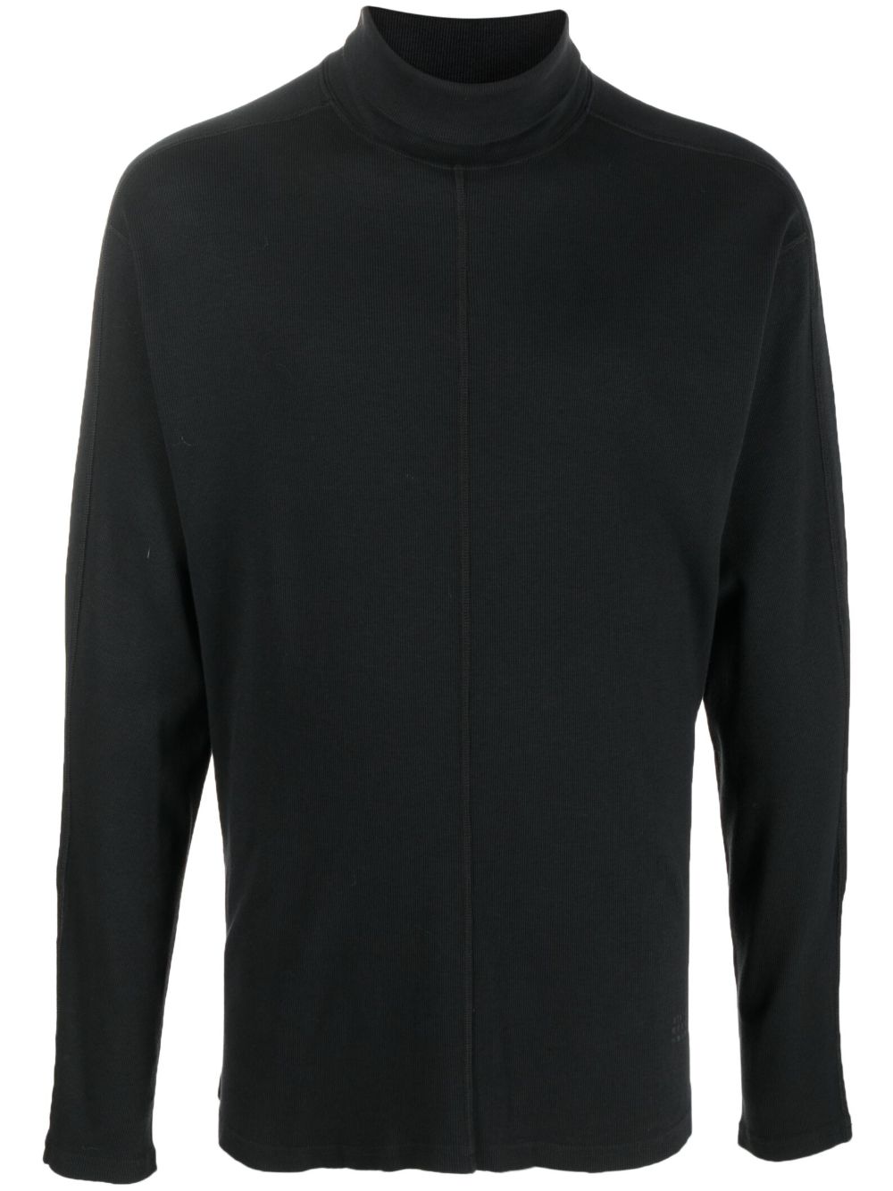 MM6 Maison Margiela 罗纹针织高领毛衣 - 灰色