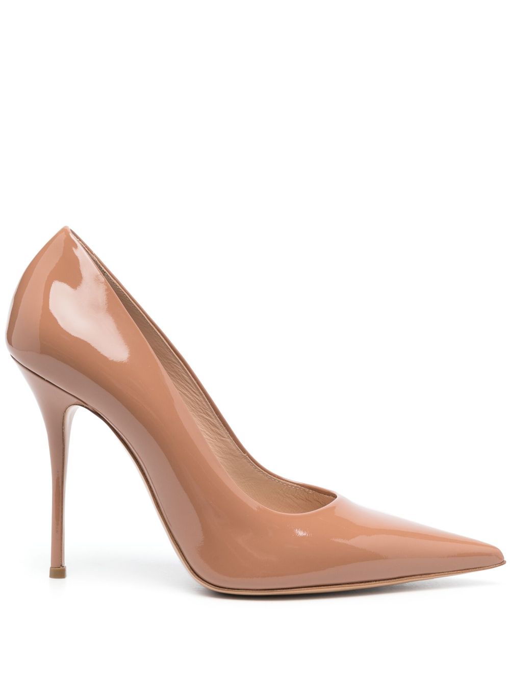 Casadei Scarlet Tiffany 亮面高跟鞋 - 褐色