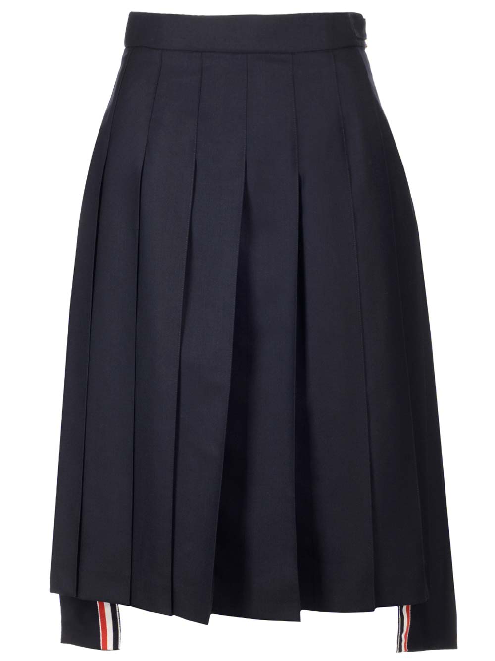 Thom Browne Pleated Midi Skirt