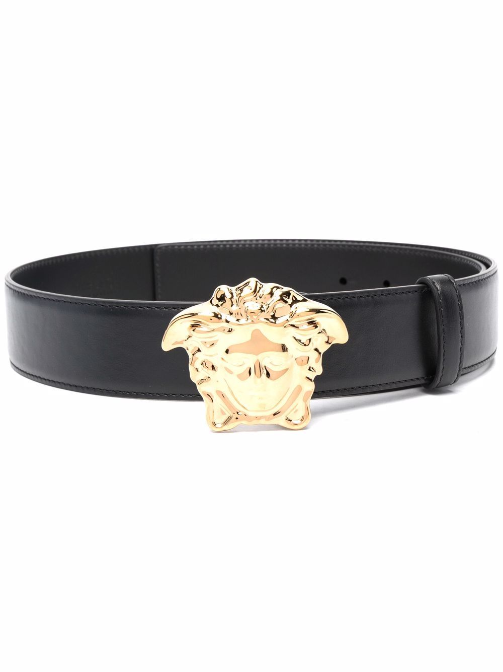 Versace 范思哲 Medusa Palazzo 可调式腰带 - 黑色