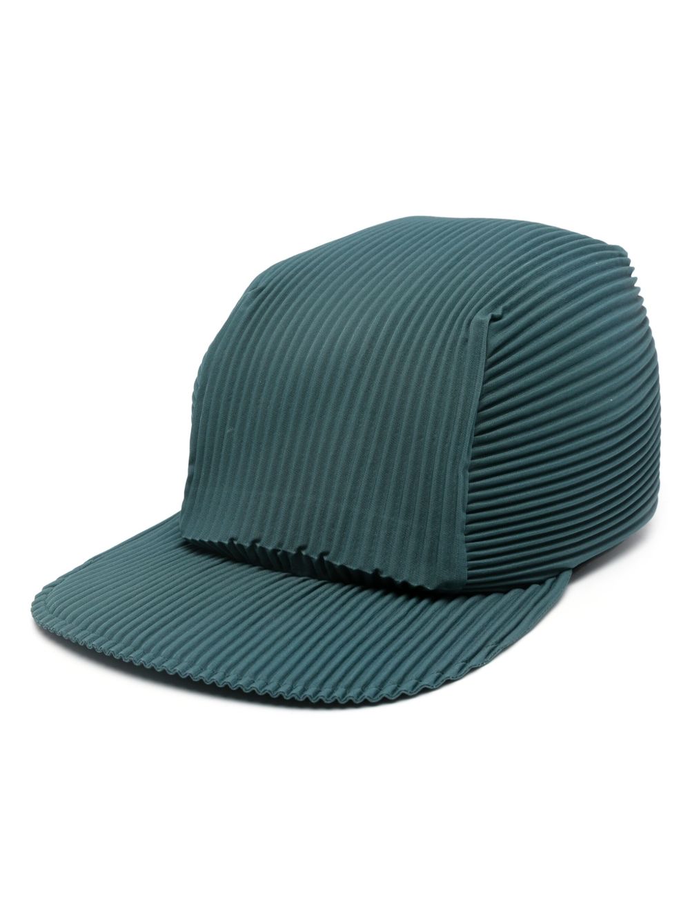 Homme Plissé Issey Miyake 百褶鸭舌帽 - 蓝色