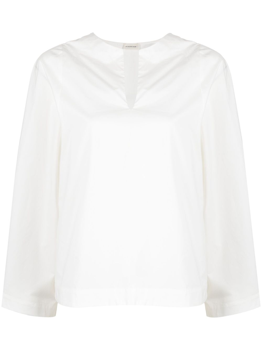 By Malene Birger Kamill V领罩衫 - 白色