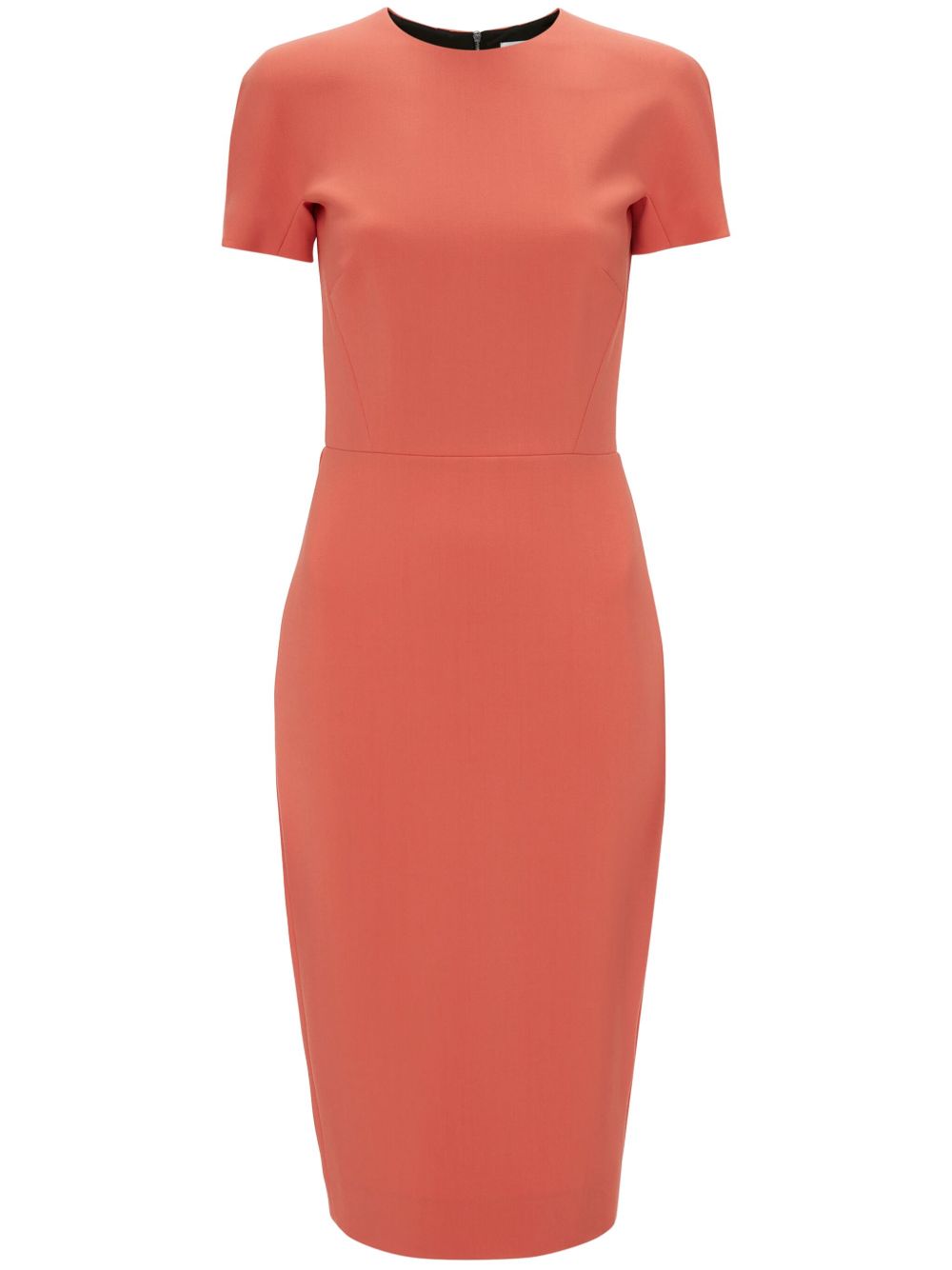 Victoria Beckham 短袖T恤式连衣裙 - 橘色