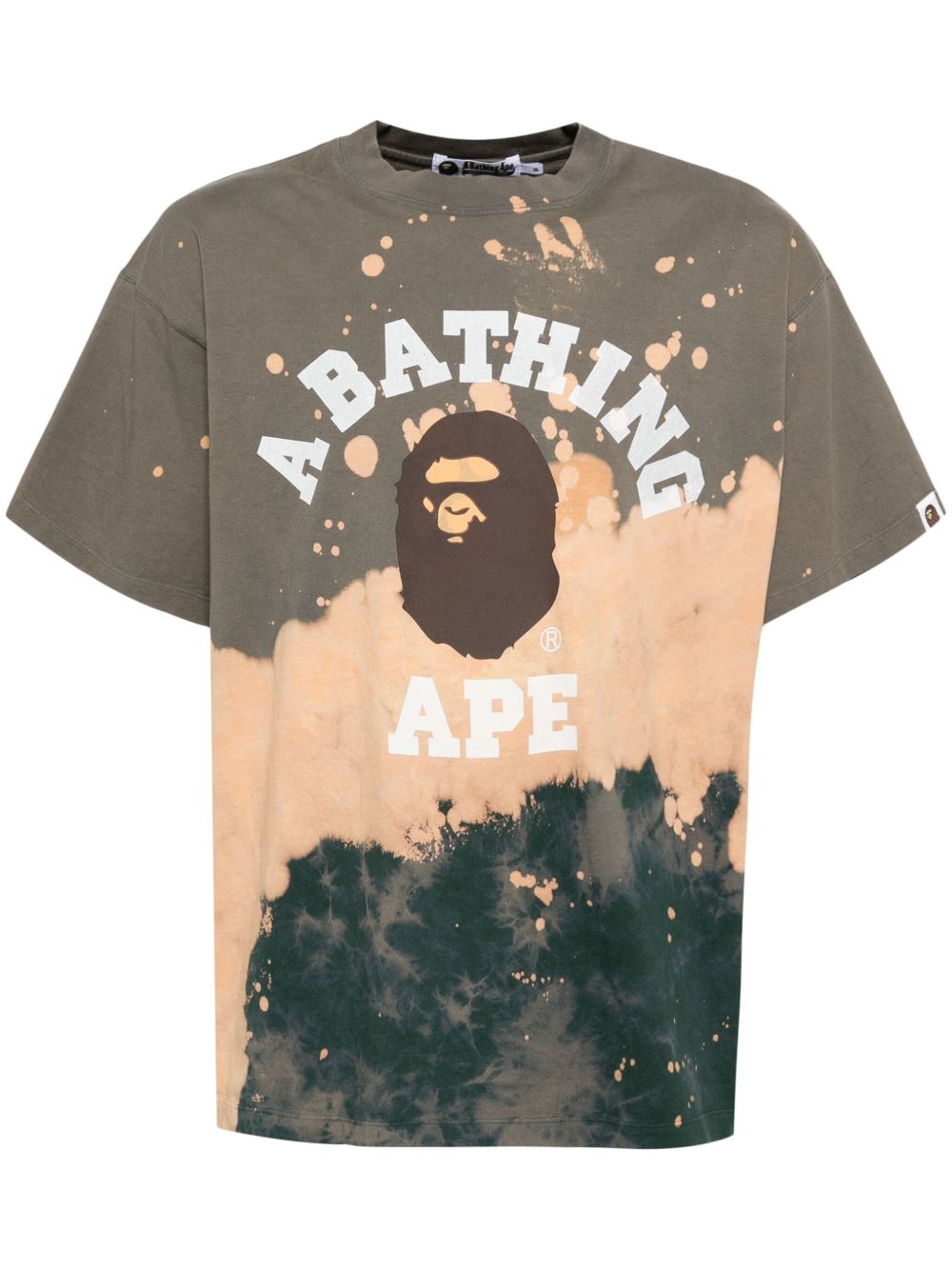 A BATHING APE® 扎染学院风T恤 - 中性色