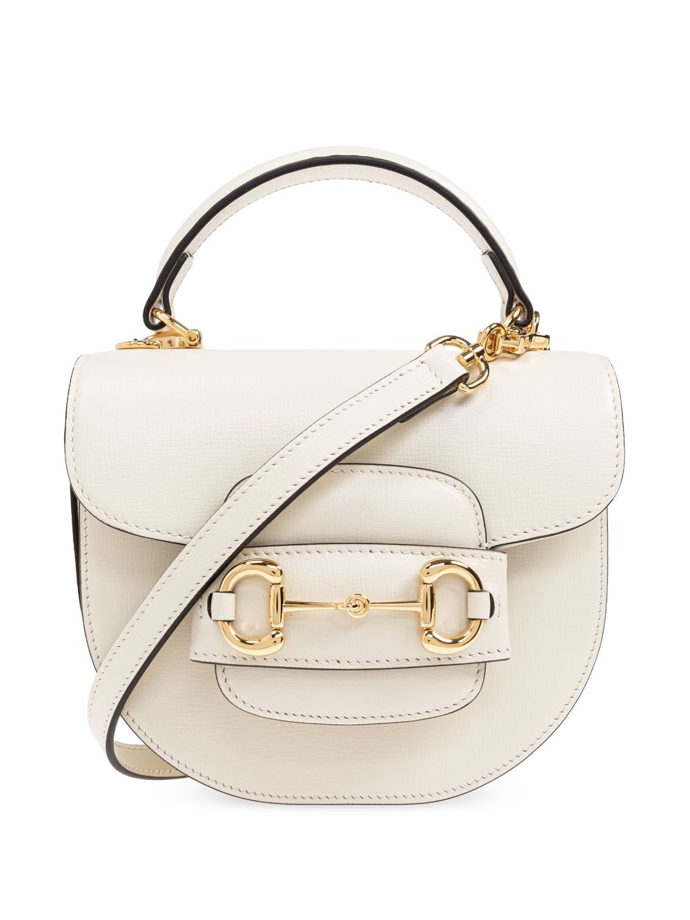 Gucci Horsebit 1955 系列迷你包 - 白色