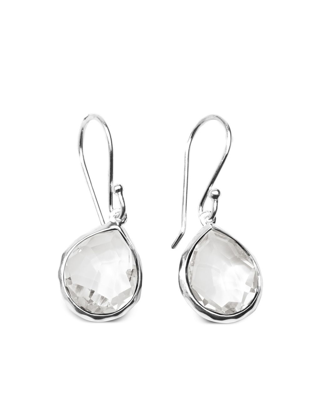 IPPOLITA Rock Candy® Mini Teardrop 耳环 - 银色