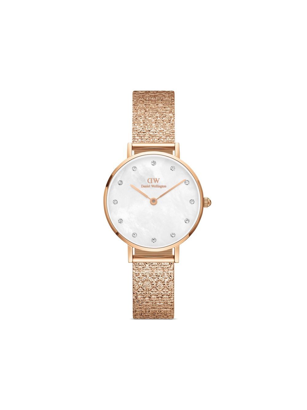Daniel Wellington Petite 28 Pressed Studio 腕表 - 白色