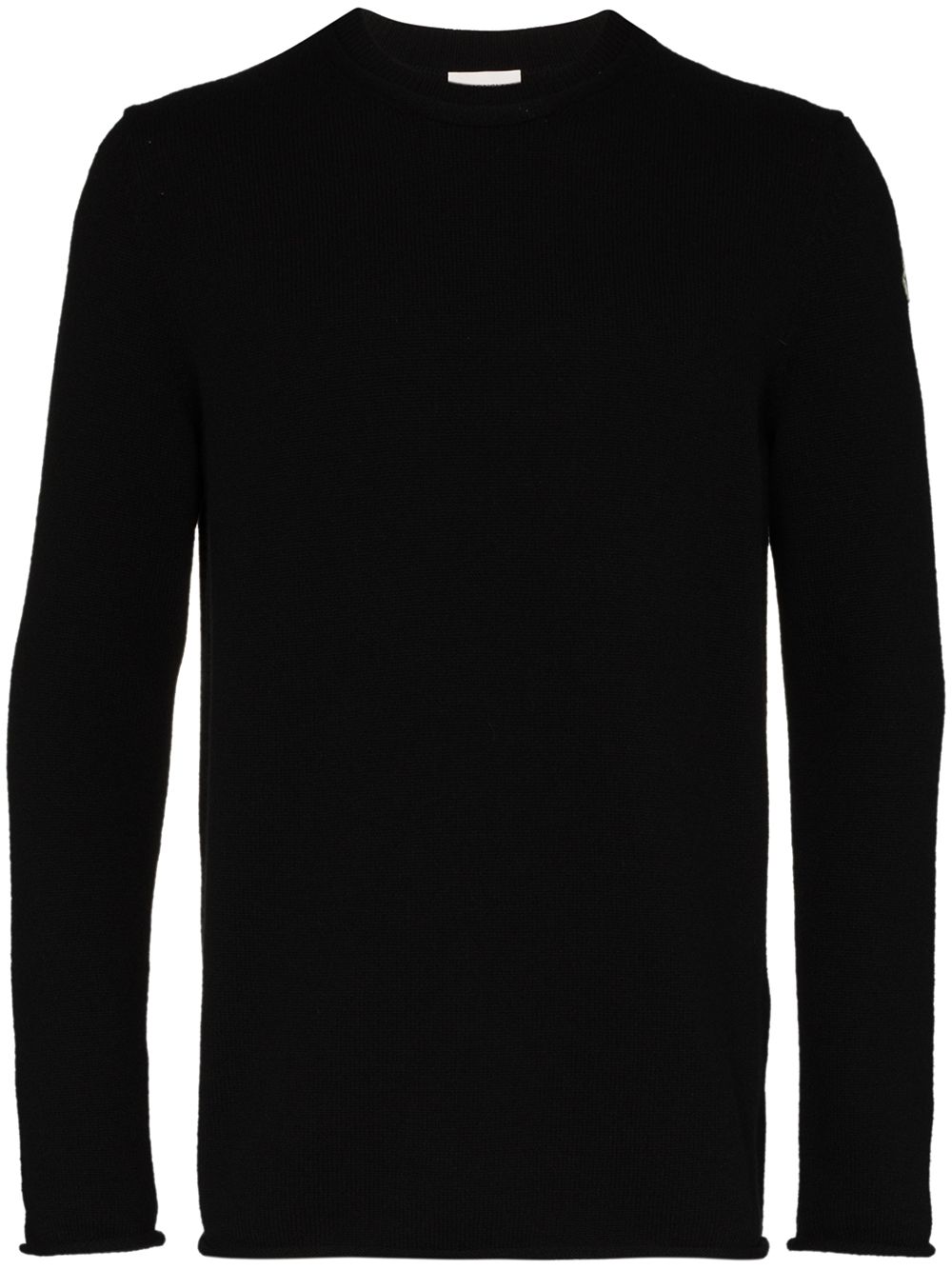 Moncler Simple logo毛衣 - 黑色